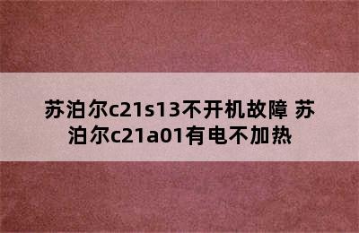 苏泊尔c21s13不开机故障 苏泊尔c21a01有电不加热